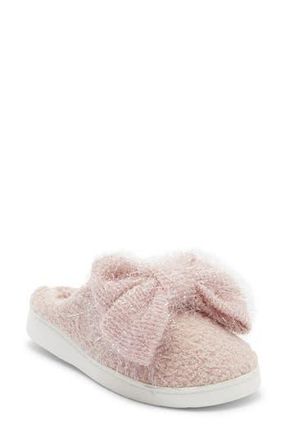 Mia Cozi Slipper in 3D Pink Tinsel Bow at Nordstrom Rack, Size 10