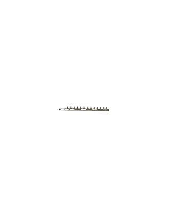 OEM Lame Sup&eacute;rieure Adaptable Pour Taille-haie Stihl Mod&egrave;les Hs72, Hs74, Hs75, Hs76, Hs80, Hs85 - Longueur Totale: 629mm. Remplace O