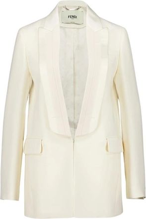 Fendi Wool and Silk Tuxedo Blazer