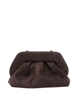 Themoir&egrave; Tia suede clutch