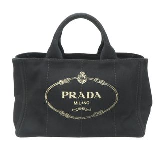 Prada Black Canvas Tote Bag (Pre-Owned)