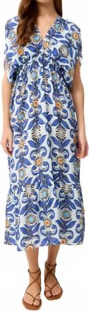 Marie Oliver Venus Caftan Dress In Treillage