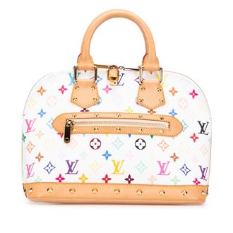 Louis Vuitton Pre-owned Womens Monogram Multicolore Alma Pm - White Textile - One Size