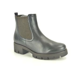 Gabor Bruine Laars +Elastisch DH. 3cm - Dames - Schoenen - Bruin - Maat: 36 EU