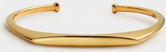Katie Loxton Signet Bangle in Gold Coated at Nordstrom
