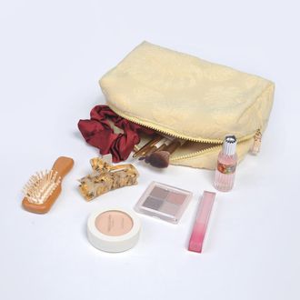 Urban Expression Palm Breeze Cosmetic & Travel Organizer Pouch in Yellow at Nordstrom
