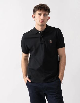 Parajumpers Mens Parajumpers Wellington Mens Polo Shirt - Black 541 - Size: 42