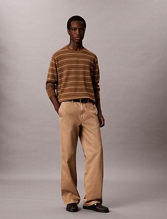 Calvin Klein Jersey De Lana Merino A Rayas