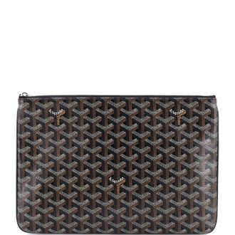 Goyard Senat Zip Pouch Coated Canvas MM