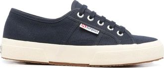 Superga Sneakers, female, Blue, Size: 8 1/2 US Navy Blue Lace-Up Sneakers