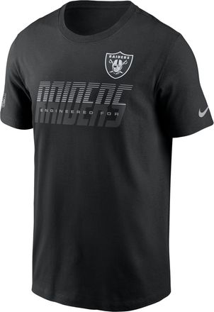Nike Las Vegas Raiders Sideline Team Issue Nike Mens Dri-FIT NFL T-Shirt in Black | 02ET00A8D-TF9