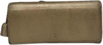 Loewe Pre-owned Vintage Portemonnee - Dames - Vintage Accessoires - Bruin - ONE Size - Leer - Vintage