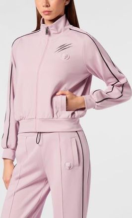 Plein Sport Sweatjacket Women in Rose/pink at Nordstrom, Size X-Large