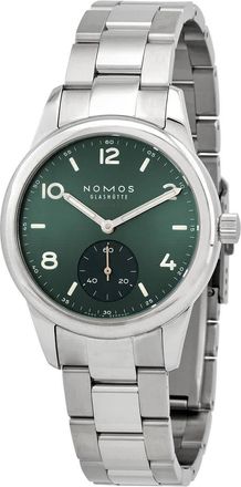 NOMOS Glash&uuml;tte Club Sport Neomatik Automatic Petrol Green Dial Mens Watch 746