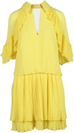 Gil Santucci Yellow Polyester Dress