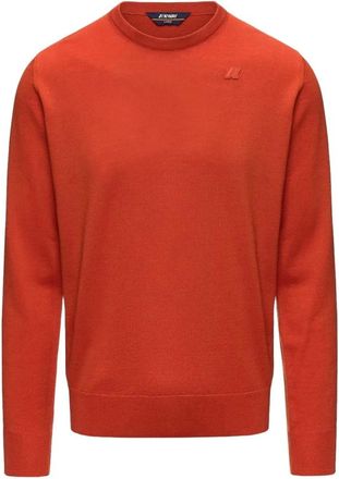 K-Way Pullover Sebastien - - Knitwear - Uomo - Arancione - 2XL