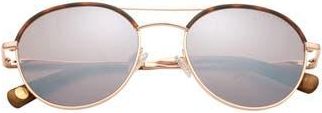 Ted Baker 53mm Round Sunglasses in Rosegold at Nordstrom Rack