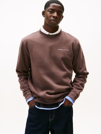 Tommy Jeans TJM REG LINEAR CREW EXT, mit Logostickerei