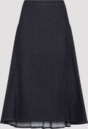 Jacquemus La Jupe De Nimes Lavoir midi-rok