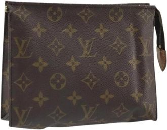 Louis Vuitton Pre-owned Clutches, female, Brown, Size: ONE SIZE Pre-owned Vintage Clutch