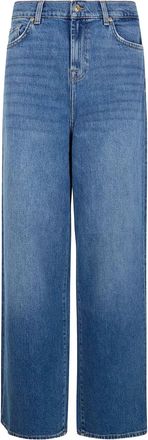 7 For All Mankind Jeans con effetto vissuto - Blu