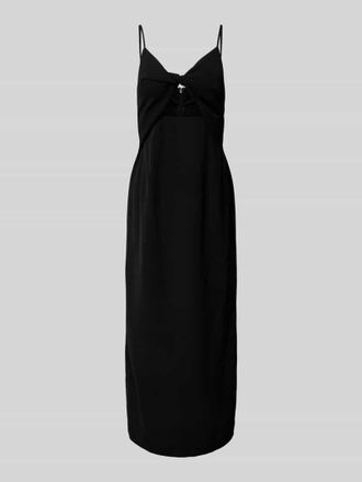 Only Knielanges Kleid mit Cut Out Modell IRIS THALIA LIFE in Black, Gr&ouml;&szlig;e XS