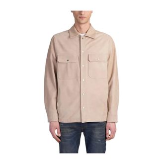 Salvatore Santoro Light Jackets, male, Beige, L, Mens Jackets