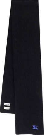 Burberry EKD Ribbed-Knit Cashmere Scarf