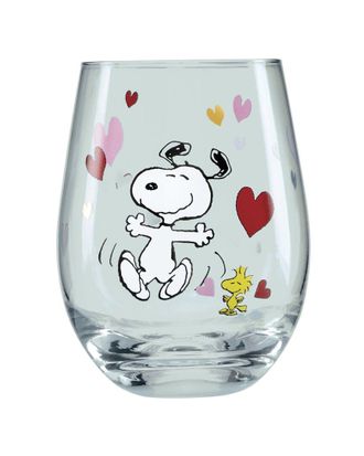 Lenox Set of 4 Snoopy Valentines Day Tumblers