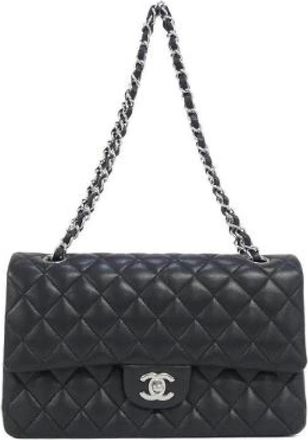 Chanel Pre-owned Lambskin Shoulder Bag 1112 - Dames - Vintage Schoudertas - Zwart - ONE Size - Leer - Vintage