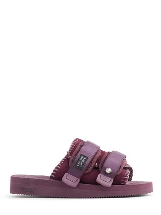 Forte_Forte Crossed Strap Sandals in Deep Plum