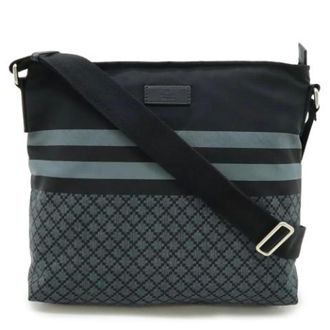 Gucci Vintage, unisex, Zwart, ONE Size, Nylon, Pre-owned Nylon Cross Body Bag