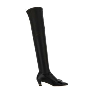 Valentino Garavani Over-knee Boots, female, Black, Size: 10 US Boots