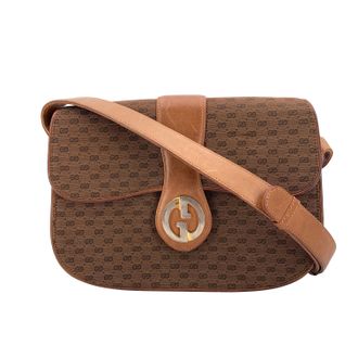 Gucci Vintage leren schoudertas van Gucci