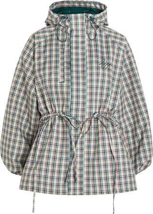 Damson Madder Liu Checked Shell Raincoat - Multicoloured - 12 (UK12 / M)