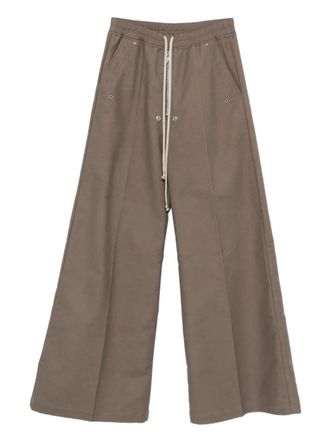 Rick Owens drawstring pocket trousers - men - Organic Cotton - 48 - Green