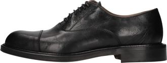 Cerbero Platte Schoenen - Heren - Nette schoenen - Zwart - 45 EU - Leer - Schoenen
