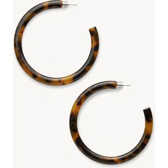Machete Jewelry Bold Hoops in Classic Tortoise at Nordstrom