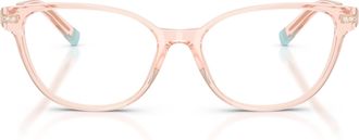 Tiffany & Co. 0tf2223b Translucent Light Pink Cat-Eye Eyeglasses