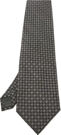 BOSS Cravatta con stampa geometrica Pre-owned - Nero