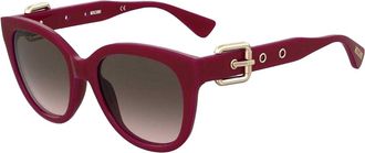 Moschino Dames/Dames Gesp Zonnebril (Rood/Bruin)