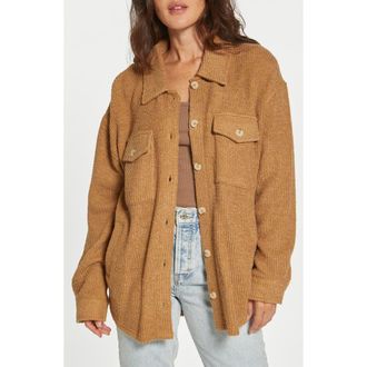 Thread & Supply Harlow Oversize Sweater Jacket in Camel at Nordstrom Rack, Size Small