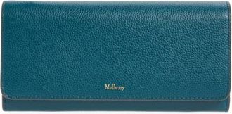 Mulberry Leather Continental Wallet in Out Of The Blue at Nordstrom