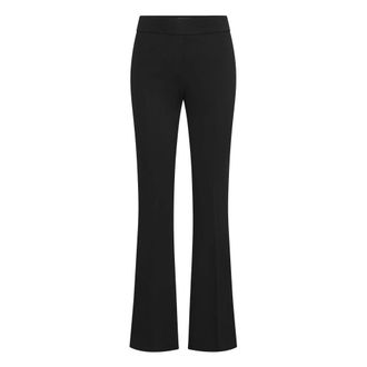 Seductive Bordeaux Jersey Pull-on Broek - Dames - Wijde Broeken - Zwart - M - Broeken
