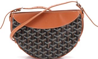 Goyard Hirondelle Shoulder Bag Coated Canvas and Leather