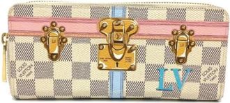 Louis Vuitton Pre-owned Wallets, female, Multicolor, Size: ONE SIZE Pre-owned Fabric Wallet