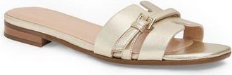 Bruno Magli Farra Slide Sandal in Gold Metallic at Nordstrom, Size 10.5