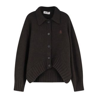 The Attico Cardigan - female - The Attico - Cardigans - Brown - S - Knitwear