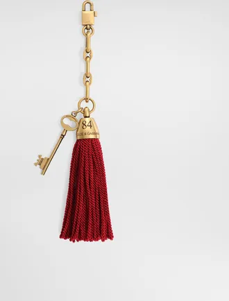Dolce & Gabbana Tassel Keychain - Woman Multicolor Onesize