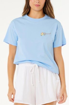 Rip Curl Poolside Relaxed Graphic T-Shirt in Light Blue at Nordstrom, Size Xx-Large